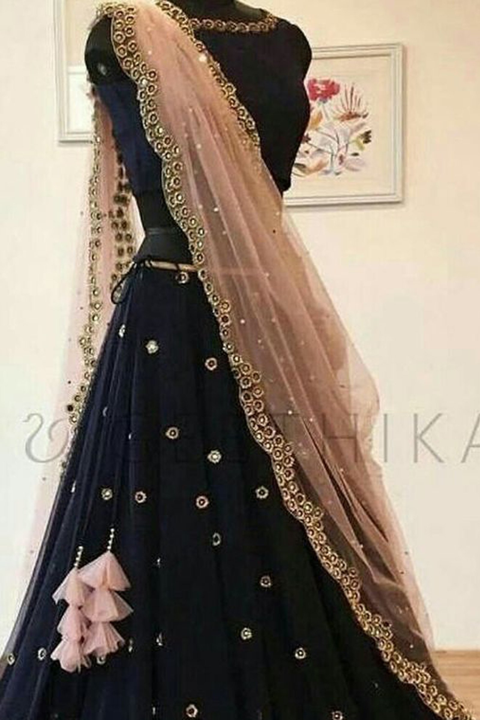 black and red frock designs pakistani