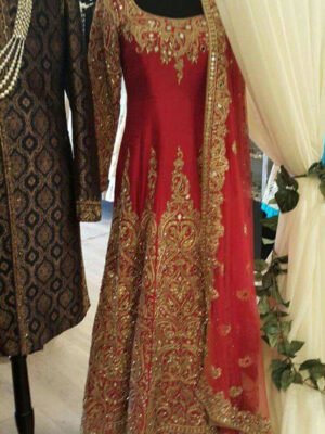 CUSTOM MADE LUXURY RED BRIDAL COLLECTION CODE: Bride-194