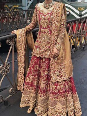 CUSTOM MADE LUXURY RED BRIDAL COLLECTION CODE: Bride-74