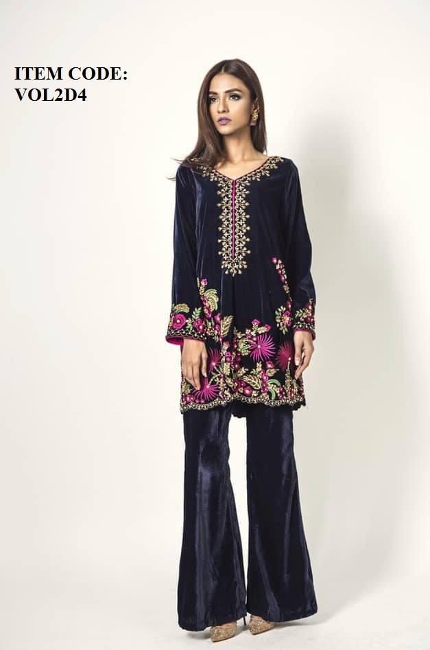 Velvet dress hot sale design 2018