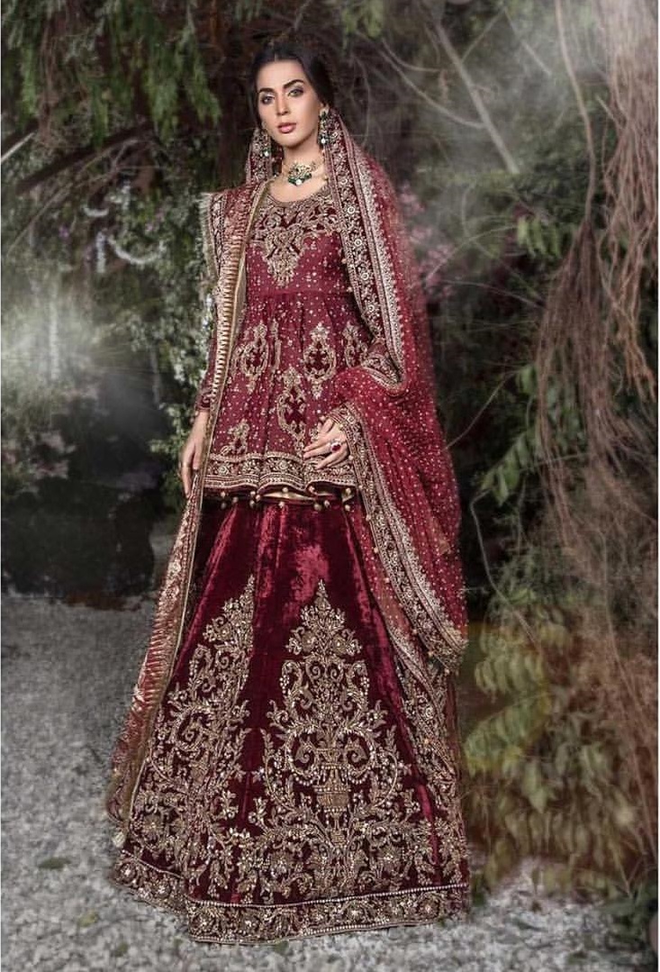 Velvet maxi dress | Velvet dress designs, Velvet pakistani dress, Designer  party wear dresses