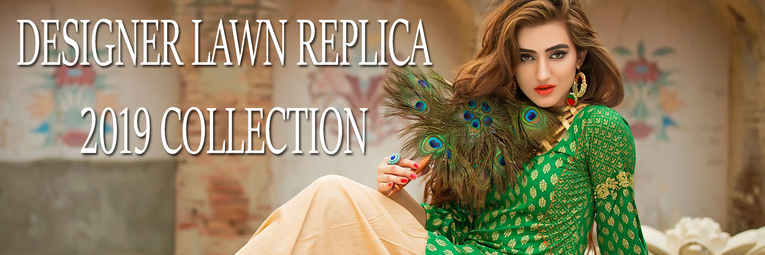 Pakistani designer lawn suits 2019 sale