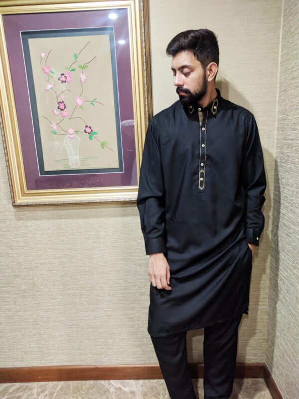 shalwar kameez black