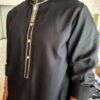 Black Pakistani Shalwar Kameez For Men - Image 2