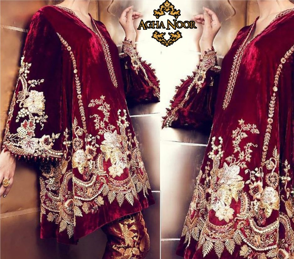 Velvet Suits In Pakistan: 2023 Wholesale Elegant Collection.