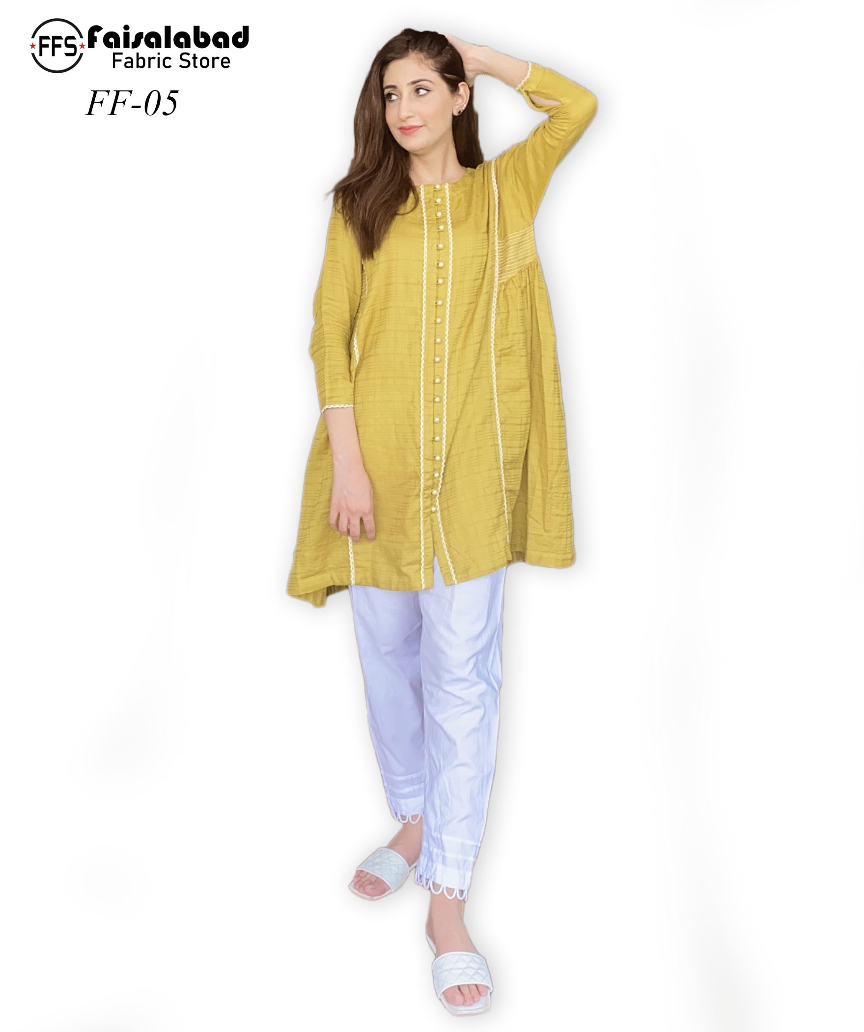 CHROME PLAIN KURTI | JJLK-S-JSS-23-397