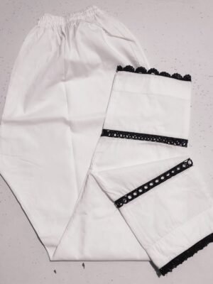 cropped trousers with elasticated waist