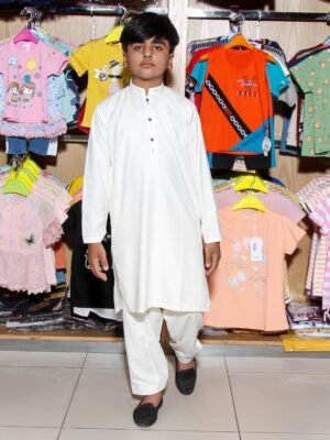 100 Percent Cotton Kids Shalwar Kameez Code: FF-BOYS-01