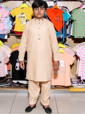 100 Percent Cotton Kids Shalwar Kameez Code: FF-BOYS-10