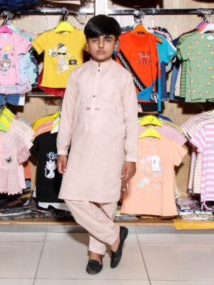 100 Percent Cotton Kids Shalwar Kameez Code: FF-BOYS-09