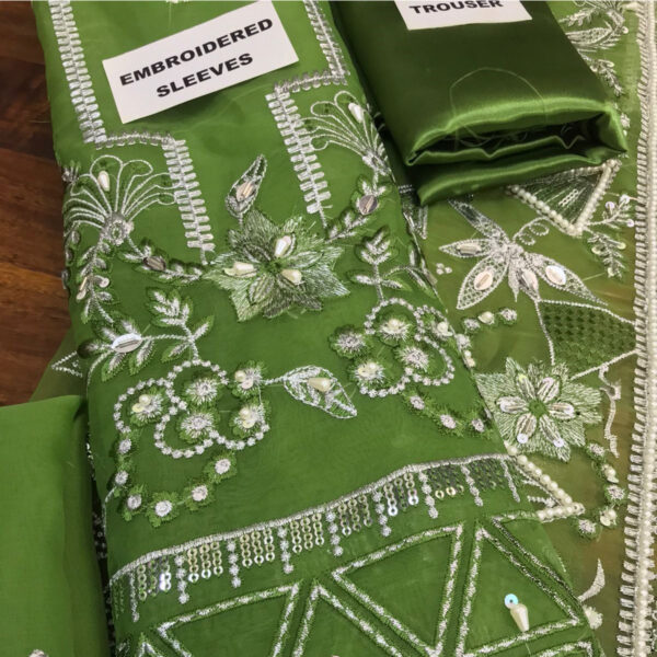 organza sharara suit
