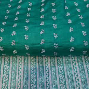 Cyan Chickankari Embroidered Ladies 2pc Suit