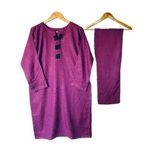 Purple Colored 2 Piece Ready To Wear Lawn Suit