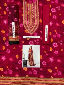 Pakistani lawn suits patterns