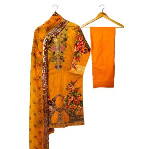 black satin salwar suit