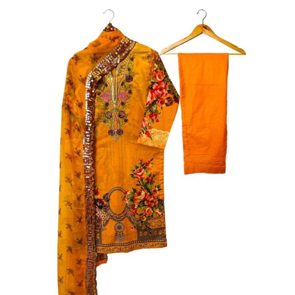 black satin salwar suit