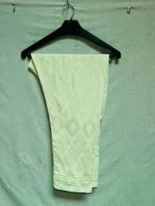 off white cigarette pants