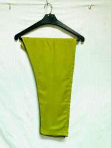 green cigarette pants
