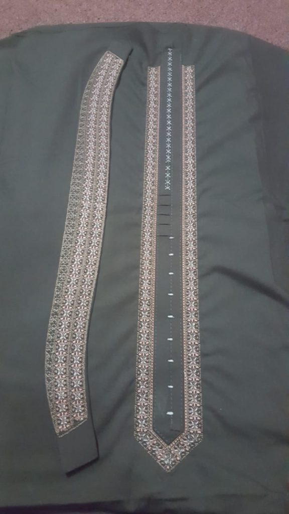 Shalwar Kameez Uomo Colore Nero - Collo Ban - Taglie S, M, L, XL - Tessuto Wash And Wear - Made In Pakistan