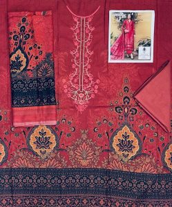 Red Color Dhanak pakistani wholesale salwar kameez