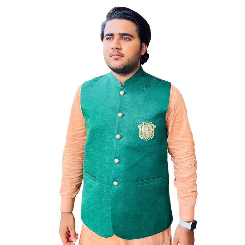Sea green waistcoat deals