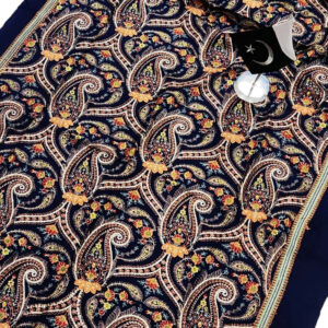 Navy Blue Color Dhanak Wholesale Ladies Shawl