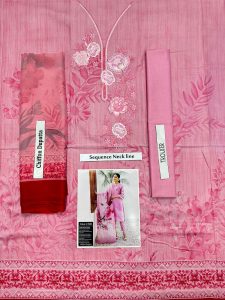 Pink Color Pakistani Cotton Suits