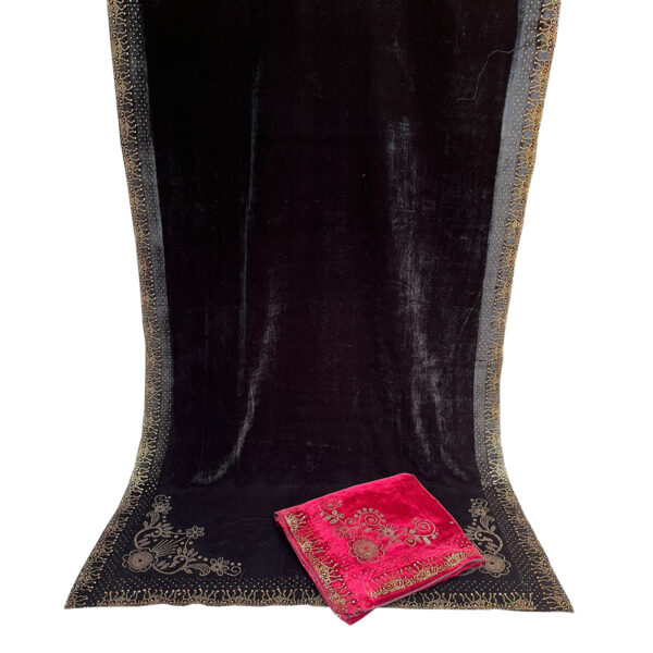 Velvet Sequence Embroidered Shawls