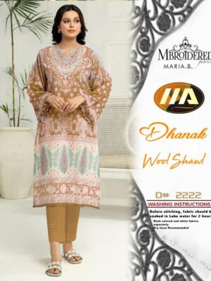 Clay Brown Color Dhanak Suit