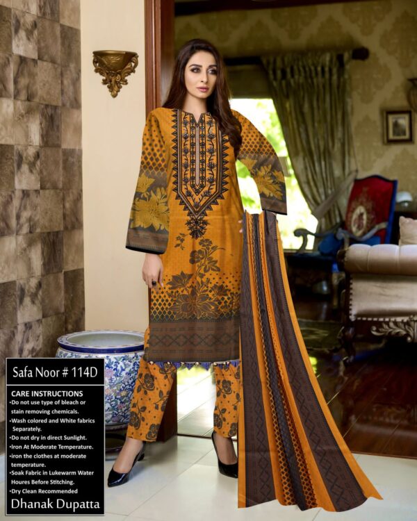 Copper Color Dhanak Suit