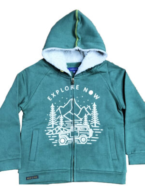 Cyan Color Cozy Comfort Hoodie