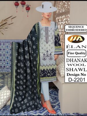 Grey Color Dhanak Suit