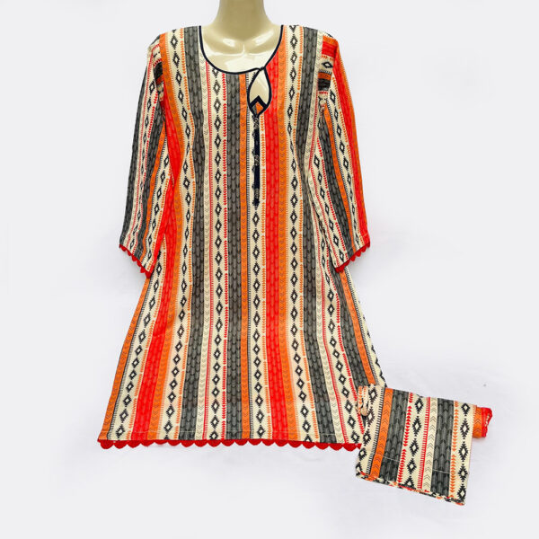 Multi Color Ladies Lawn Salwar Kameez