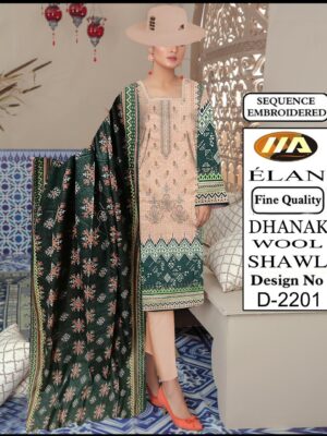 Peach Color Dhanak Suit