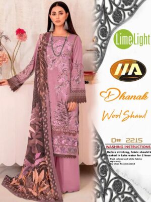 Pinkish Red Color Dhanak Suit