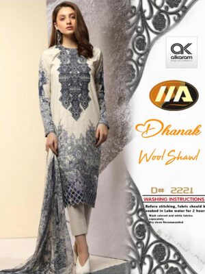 Quill Grey Color Dhanak Suit