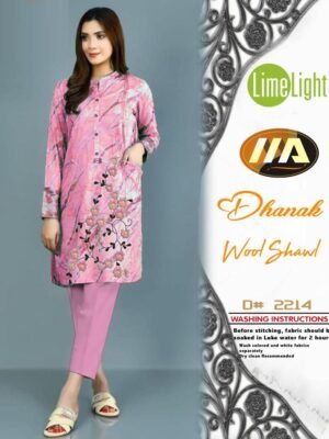 Soft Pink Color Dhanak Suit