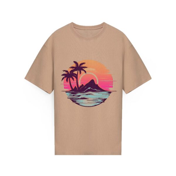 Beige Graphic Tee Custom