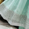 Cyan Chiffon Suits Pakistan - Image 4