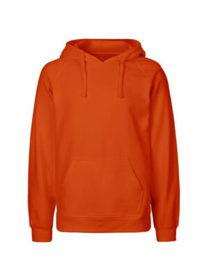 Dark orange 100 Percent Cotton Hoodies Wholesale
