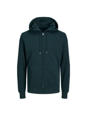 Forest Green Zipper Hoodies Wholesale