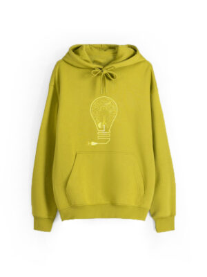 Old Gold Polyester Hoodie Wholesale