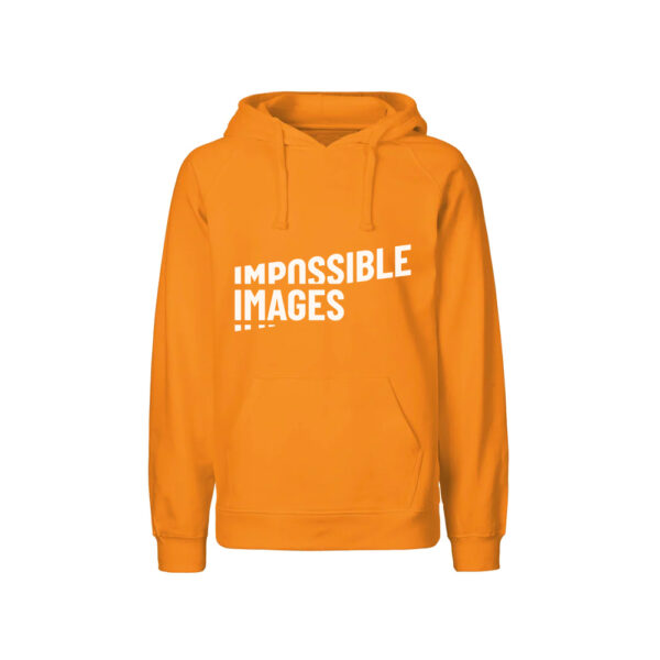 Orange 100 Cotton Hoodies Wholesale