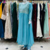 Sky Blue Chiffon Suits Pakistan