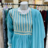 Sky Blue Chiffon Suits Pakistan