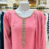 Tulip Pink Pakistan Chiffon Suits