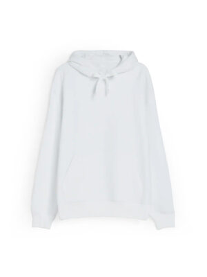 White Blue 80 Cotton 20 Polyester Hoodie Wholesale