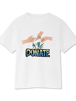 White T Shirt Design For Charity Events