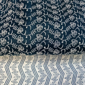 Blue Chickankari Embroidered Ladies 2pc Suit