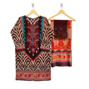 Brown Color Wholesale pakistani women shalwar kameez calgary online